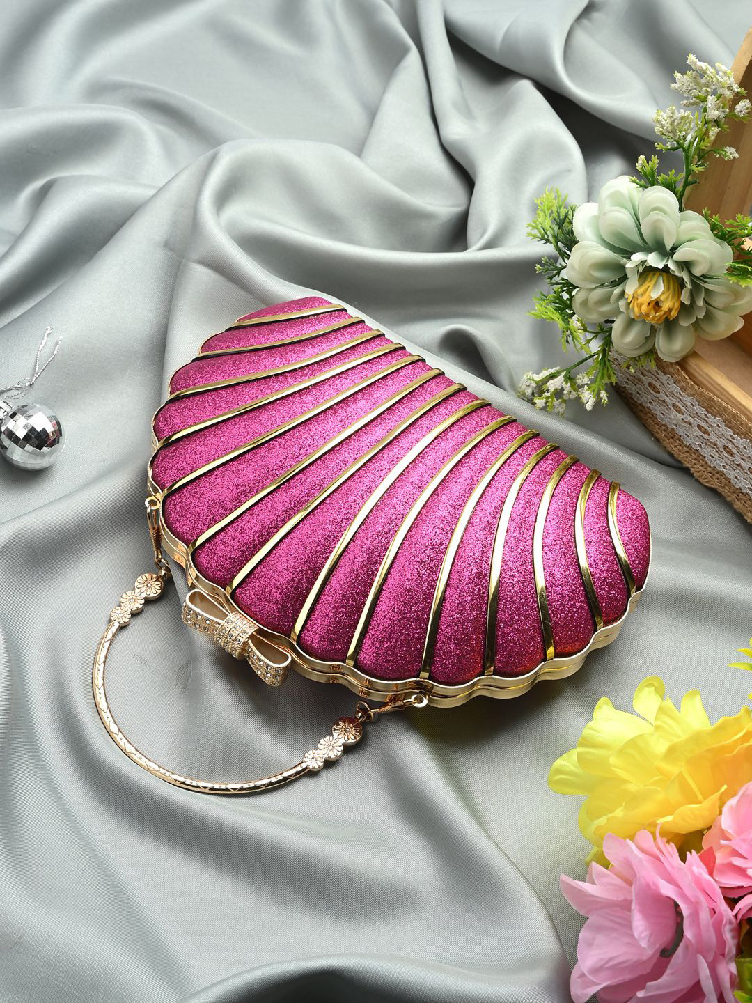 Toobacraft Half Moon Clutch With Wrist Loop