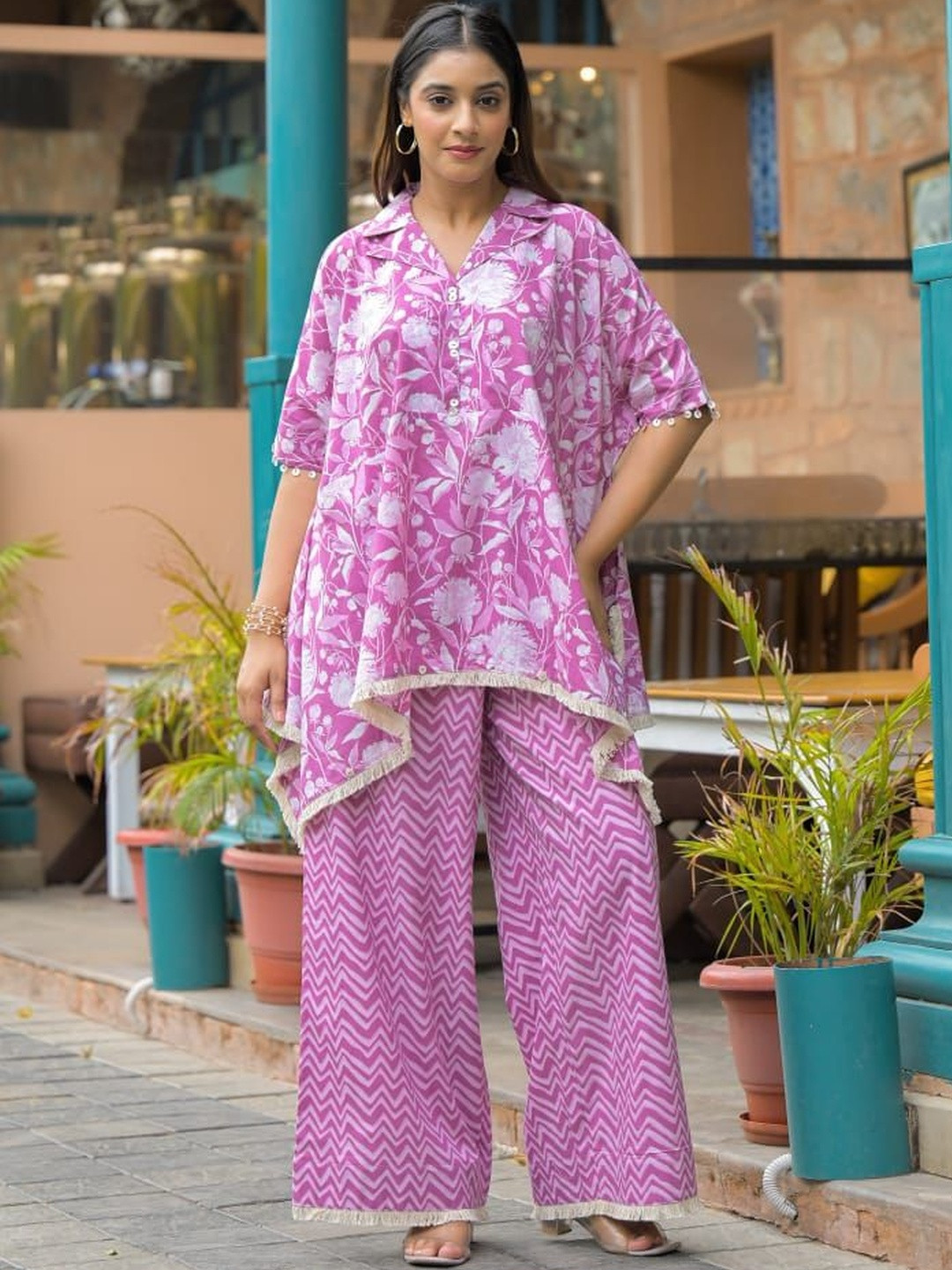 Aavanya Women Purple Co-Ords