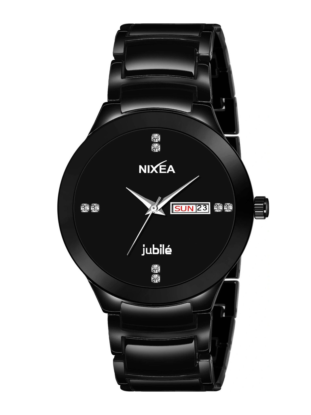 Nixea Men Dial & Stainless Steel Bracelet Style Straps Analogue Watch NIXEA RADO D&D