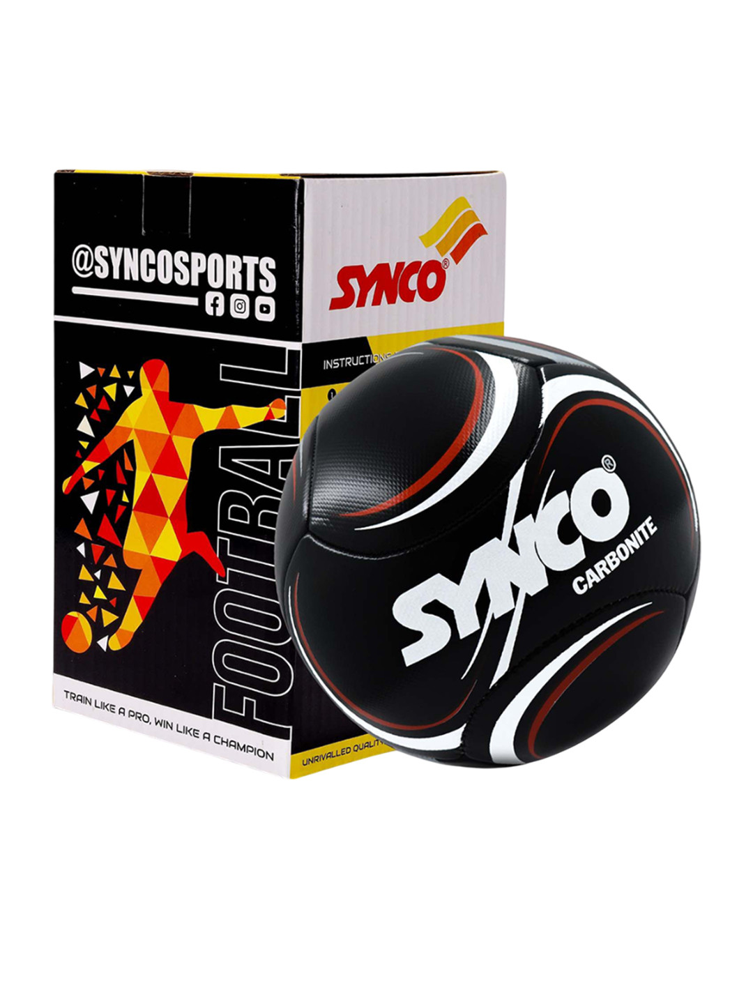 Synco Kids Carbonite Machine Stitched Football