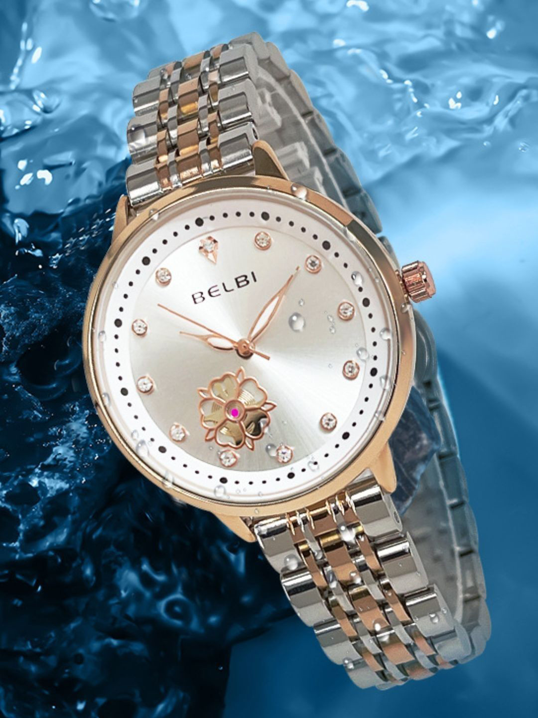 Belbi Women Dial & Stainless Steel Bracelet Style Straps Analogue Watch BL1_671225130600