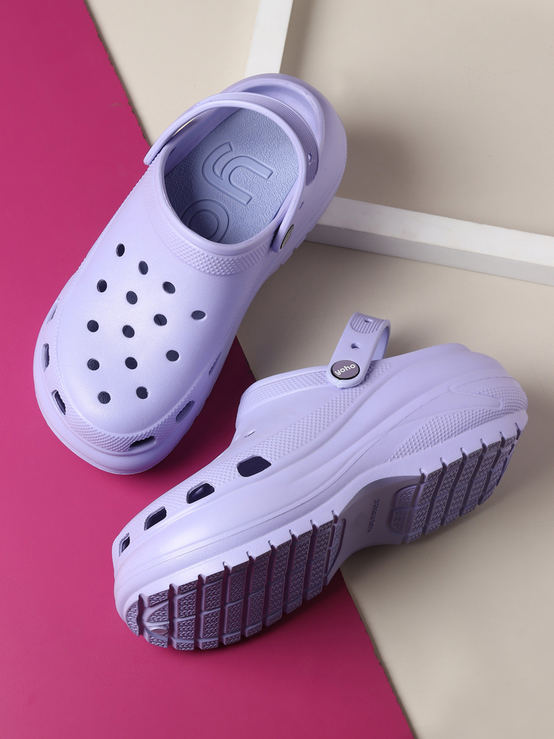 yoho Women Self Design EVA Jumbo Clogs