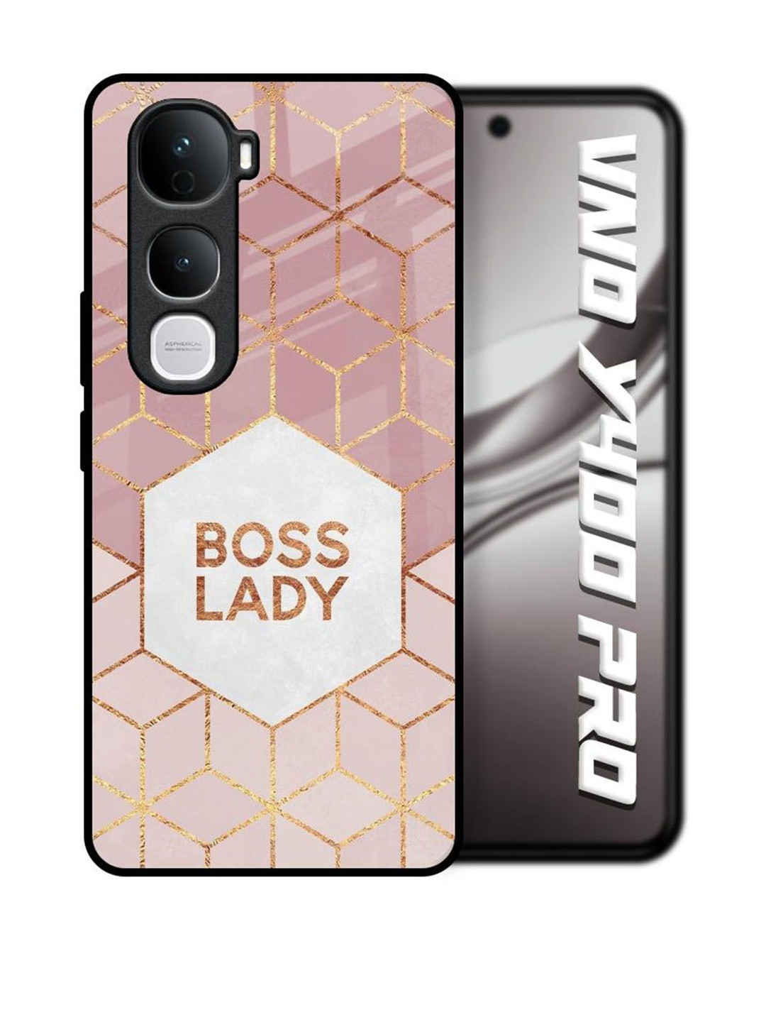 QRIOH Boss Lady  Printed Vivo Y400 Pro 5G Back Case Mobile Accessories