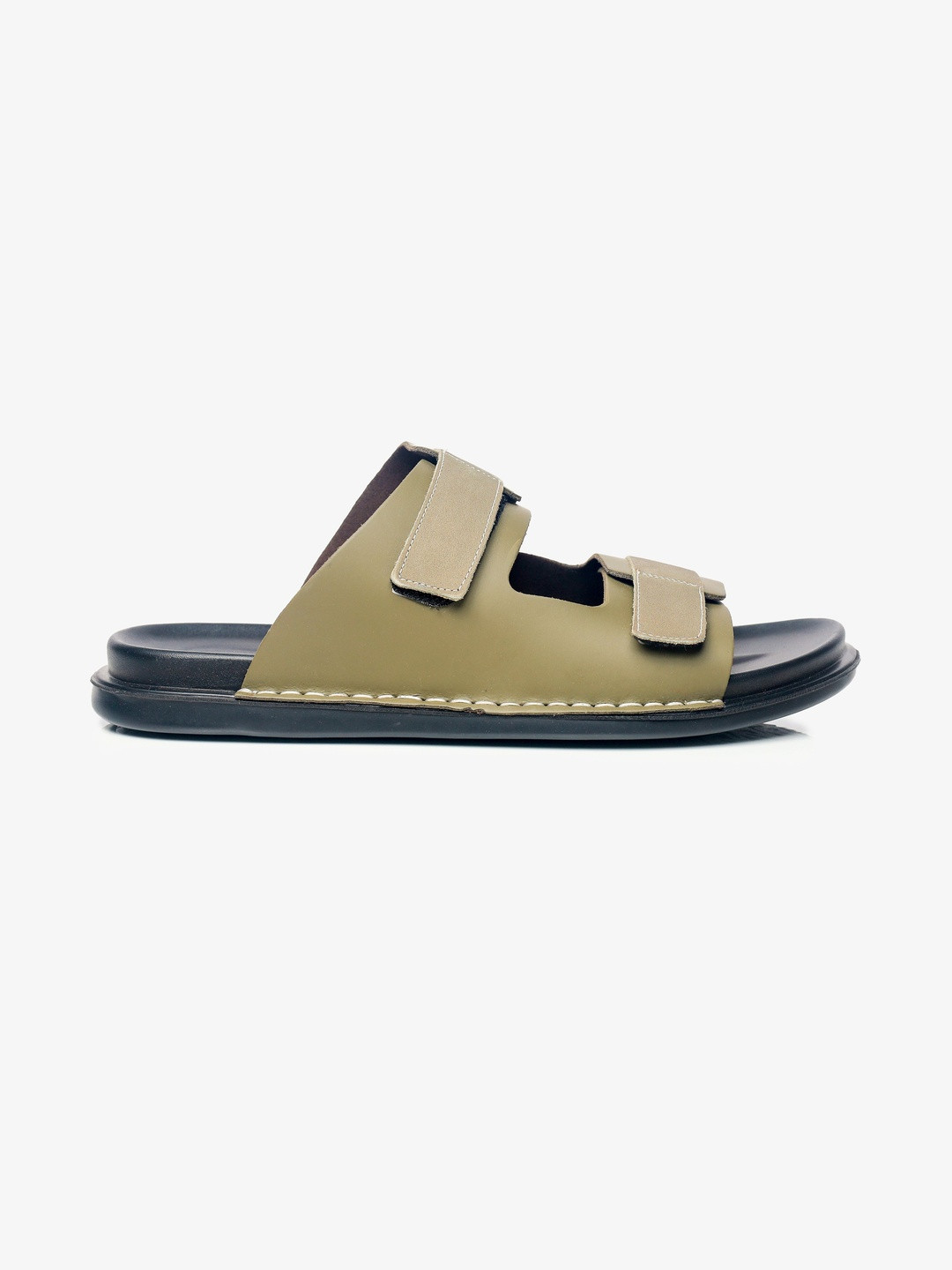 LA MARCA Men Leather Comfort Sandals