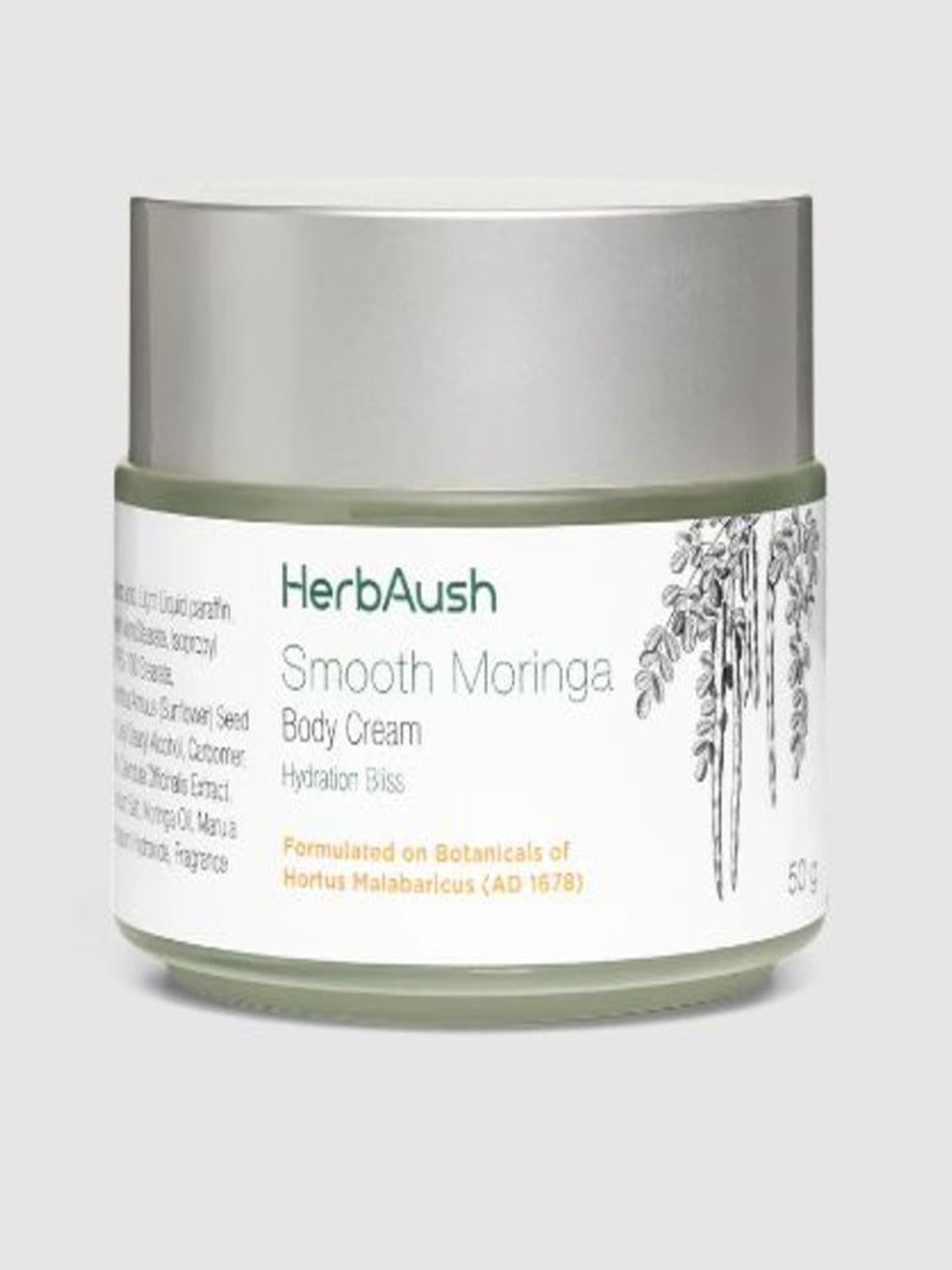 Herbaush Smooth Moringa Body Cream - 50 g