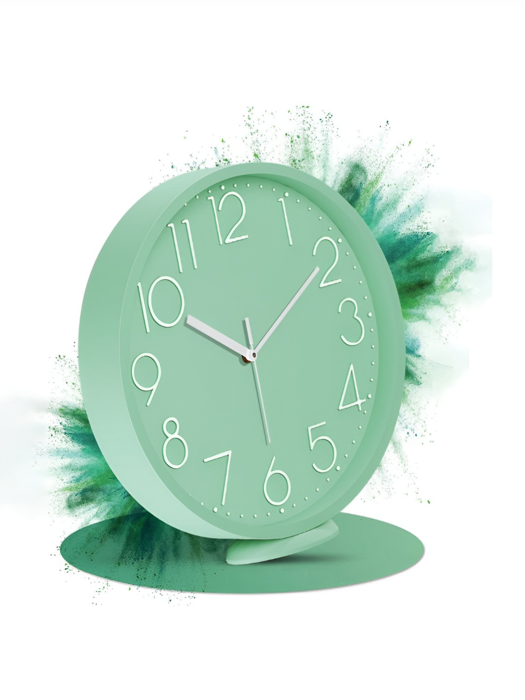 RANDOM Embossed Foiling Wall Ticking Clock- 8inch