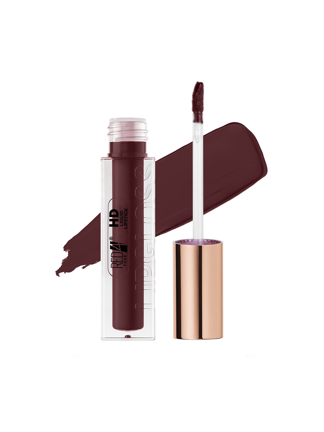 RED 4 Non-Transfer Water-Proof HD Liquid Lipstick - 5.2 ml - Shade 128