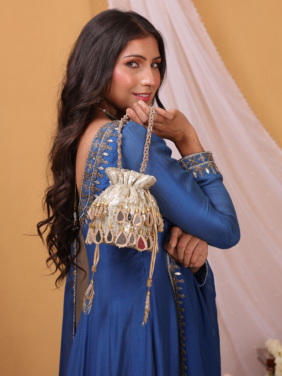 sugarcrush Embellished Potli Clutch