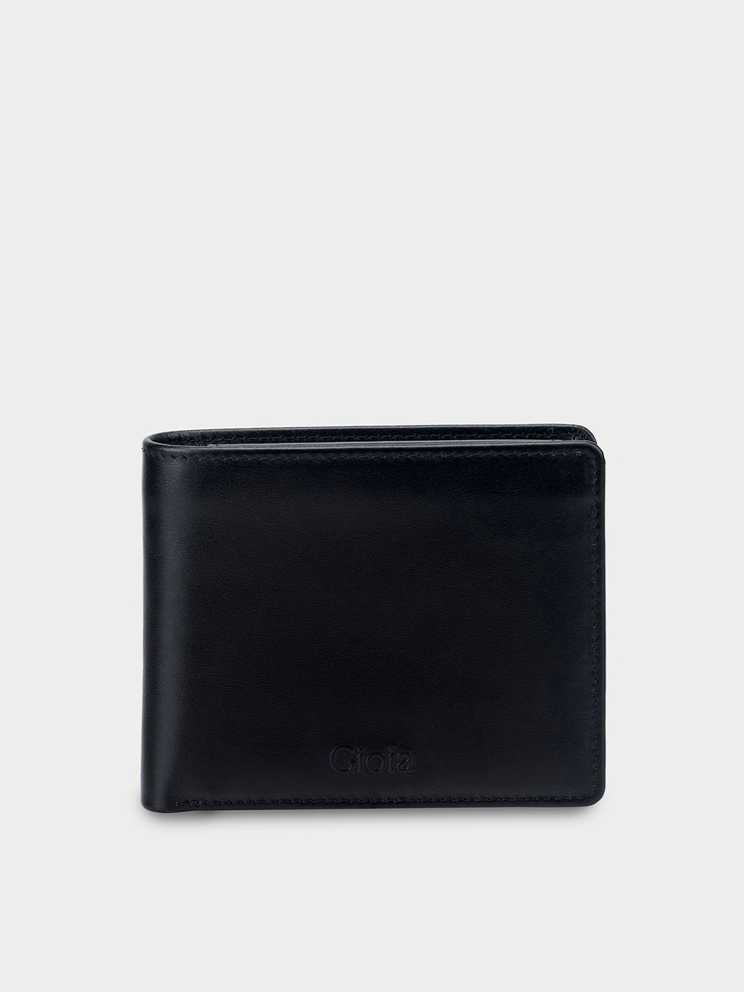Gioia Black Dapper Essentials Bifold Wallet with Coin Case 3cc