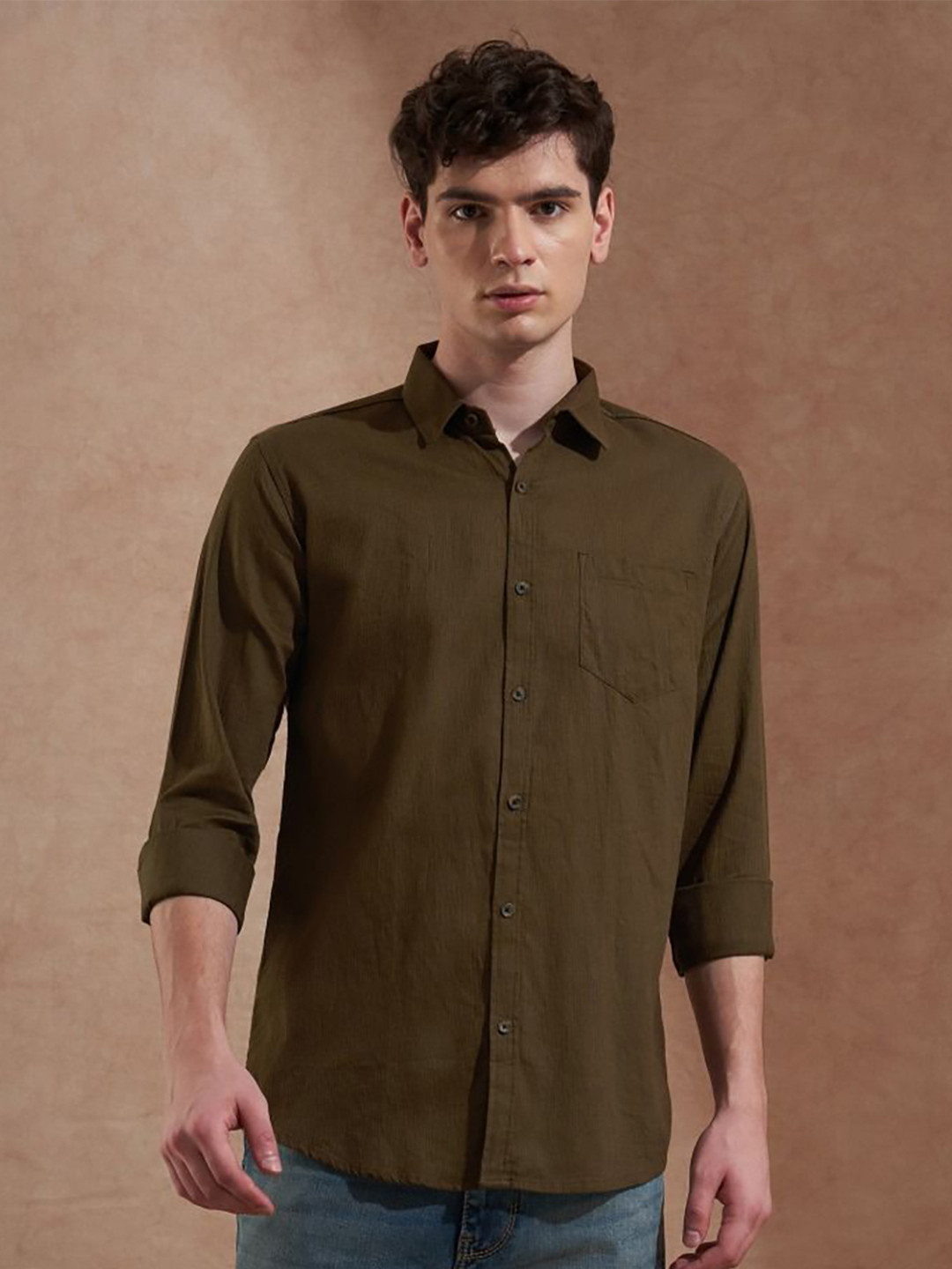 TRYBUY.IN Long Sleeves Cotton Shirt