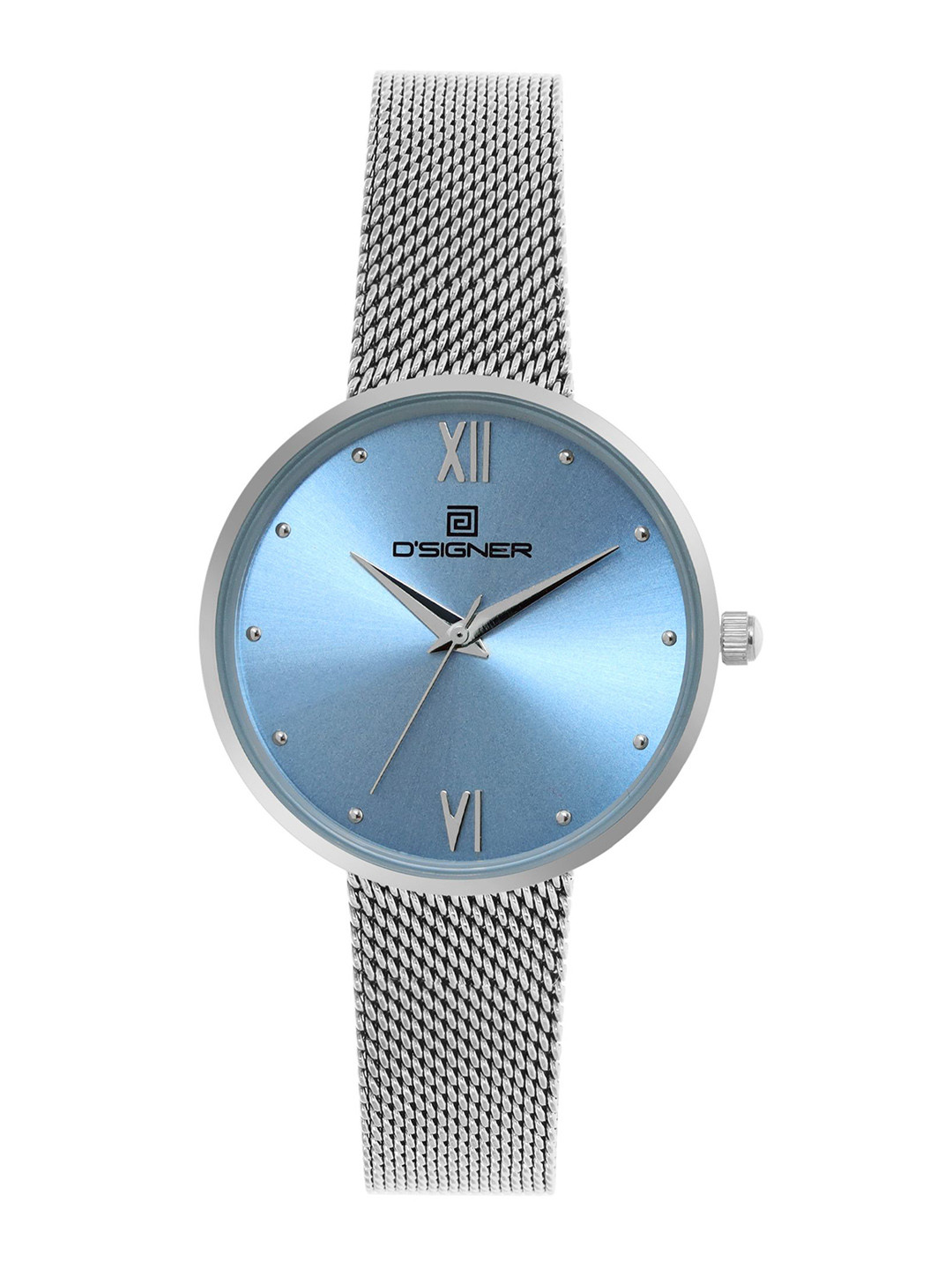 D'SIGNER Women Round Dial & Stainless Steel Bracelet Style Straps Analogue Watch 788SM.5L