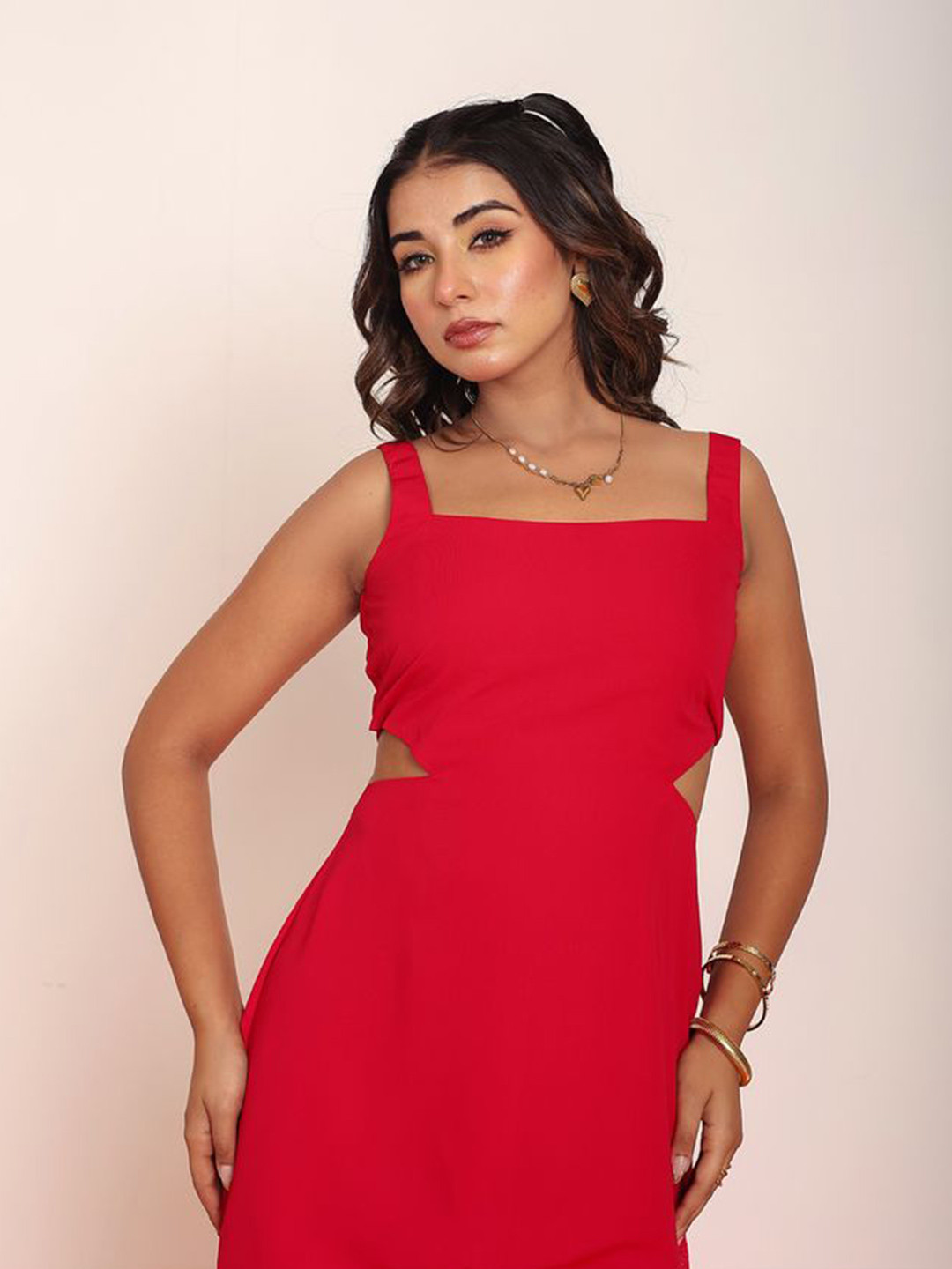 LOVEPRASHA Women Sleeveless Dress