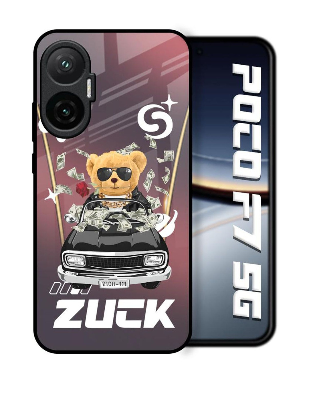 QRIOH Cartoon Characters Poco F7 5G Back Case Mobile Accessories