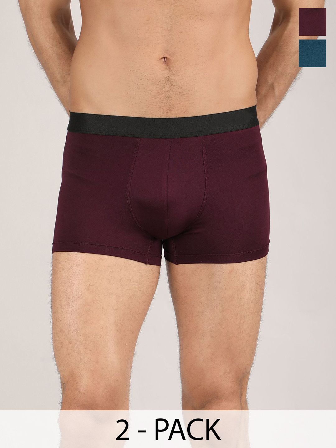 DEKLOOK Pack Of 2 Mid-Rise Short Trunks U_MRN_RAM_Q1_S