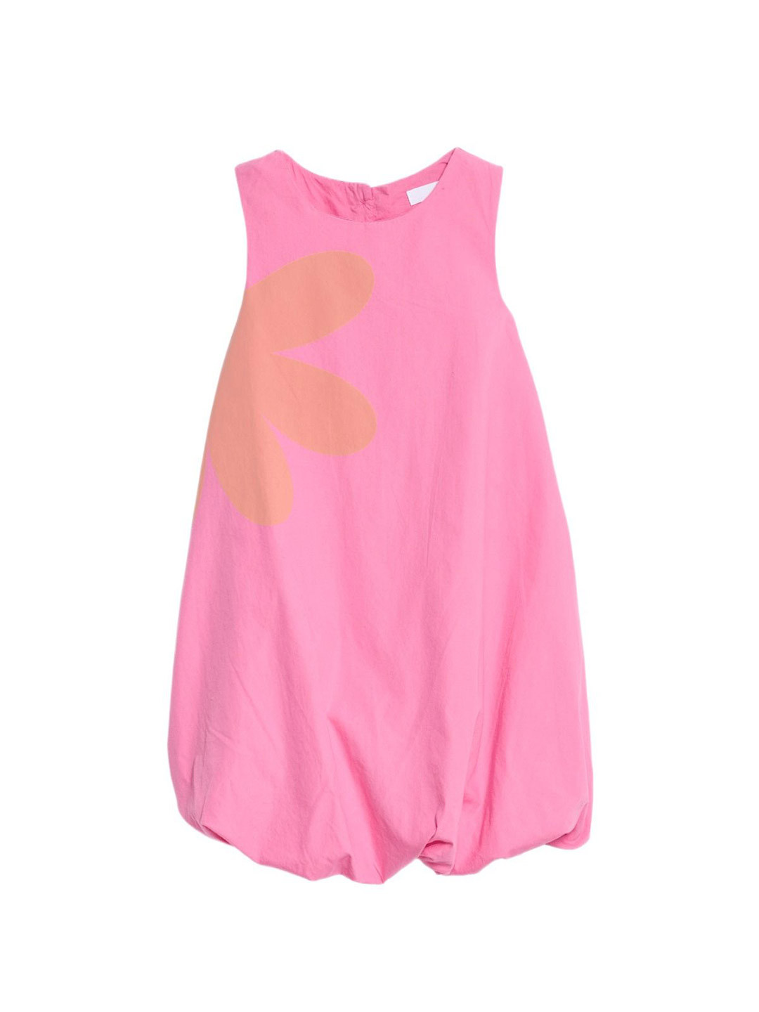 Marks & Spencer Girls Floral Printed Round Neck Cotton Balloon Dress