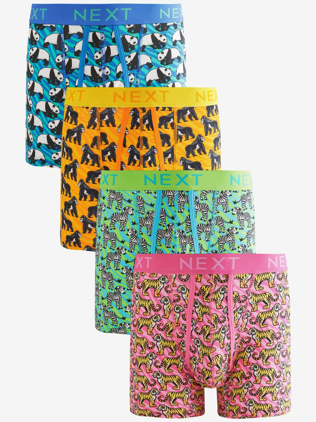 NEXT Men Pack of 4 Conversational Print  Trunks B58849