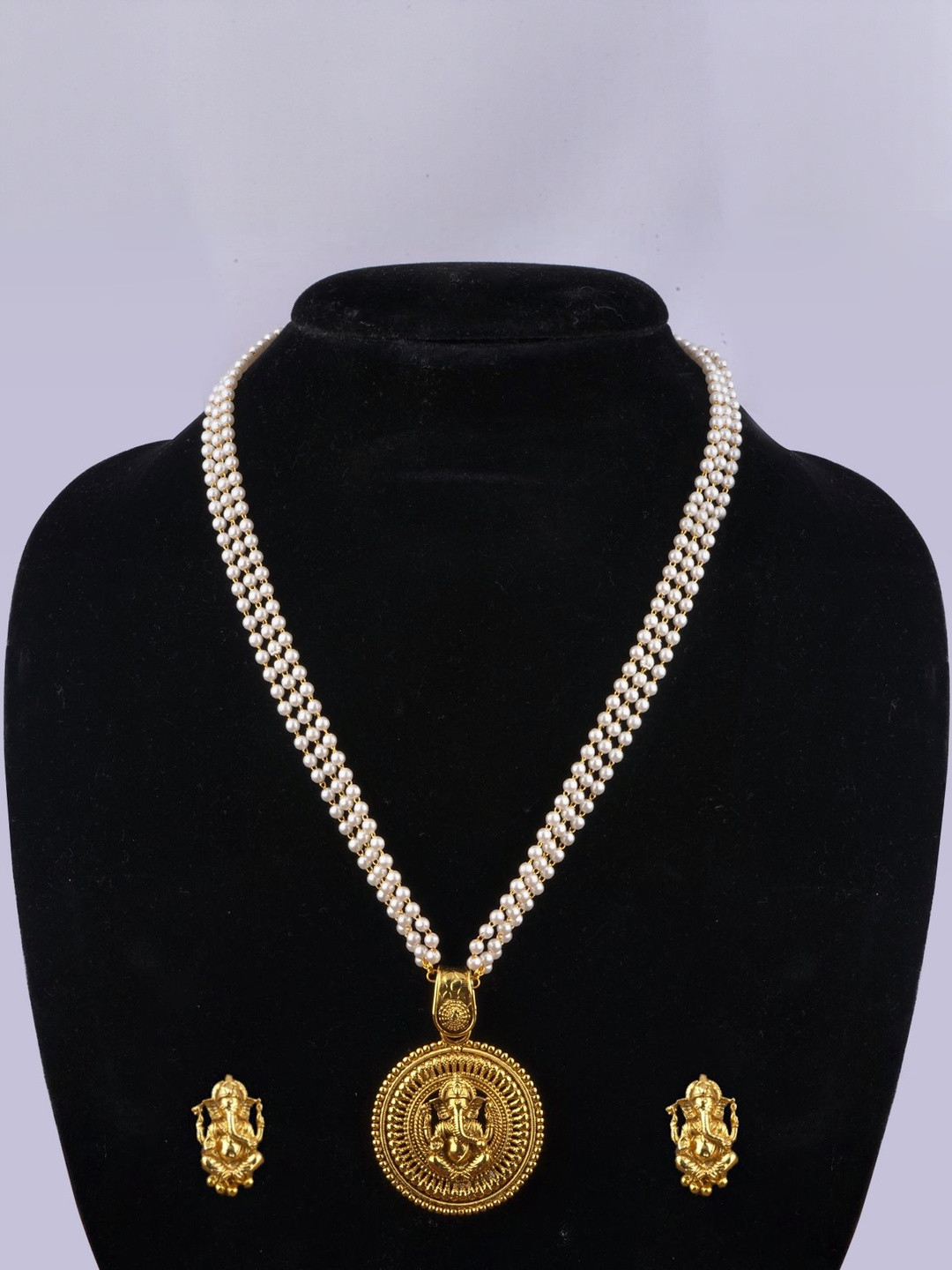 JFL - JEWELLERY FOR LESS Gold-Plated Copper Jewellery Set
