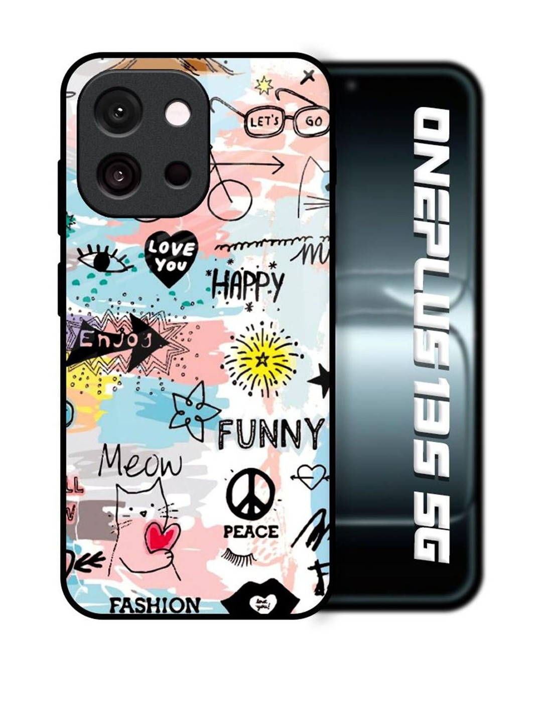 QRIOH Typography Printed OnePlus 13s 5G Back Case Mobile Accessories
