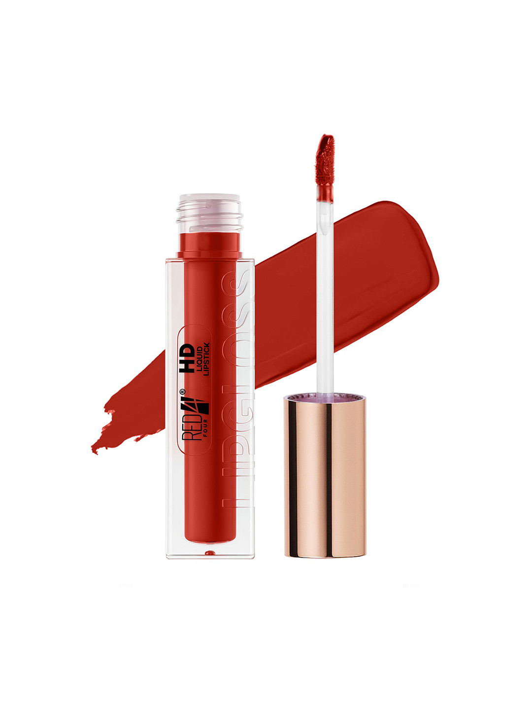 RED 4 Non-Transfer Water-Proof HD Liquid Lipstick - 5.2 ml - Shade 112