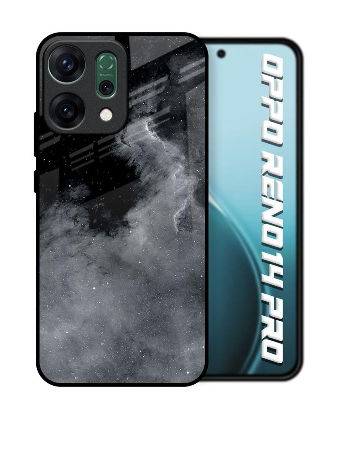 QRIOH Fossil Gradient Printed Oppo Reno14 Pro 5G Back Case Mobile Accessories
