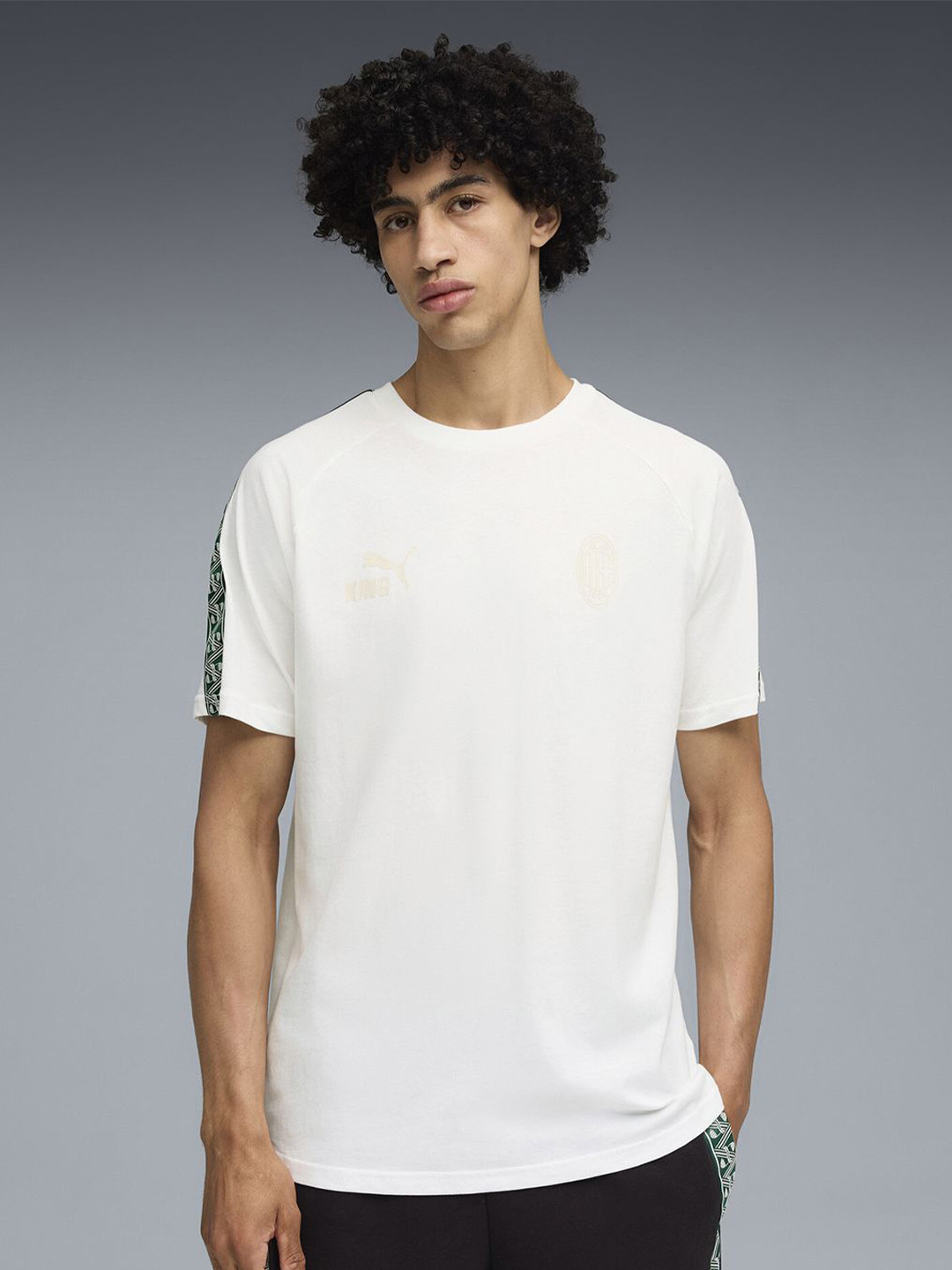 Puma Men 25/26 AC MILAN THIRD KIT KING Cotton T-shirt