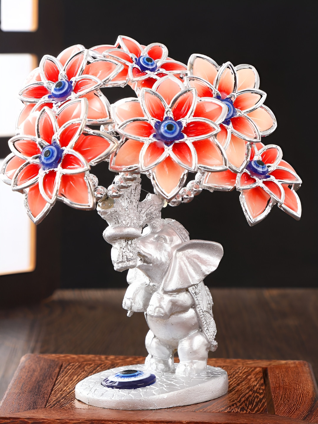 TIED RIBBONS Tree of Life Bonsai Evil Eye Feng Shui Vaastu Showpiece