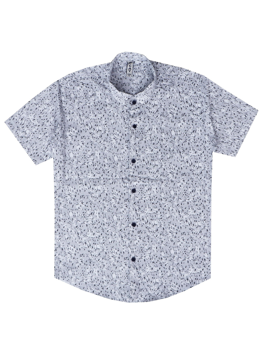 CAY Boys Standard Fit Floral Printed Spread Collar Cotton Casual Shirt