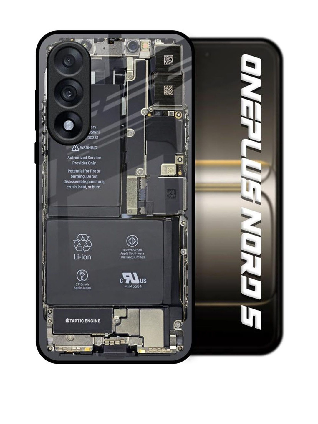 QRIOH Skeleton Printed OnePlus Nord 5 5G Back Case Mobile Accessories