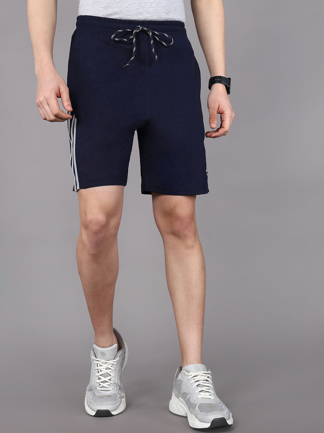 4 SPEED Men Striped Training or Gym Sports Shorts