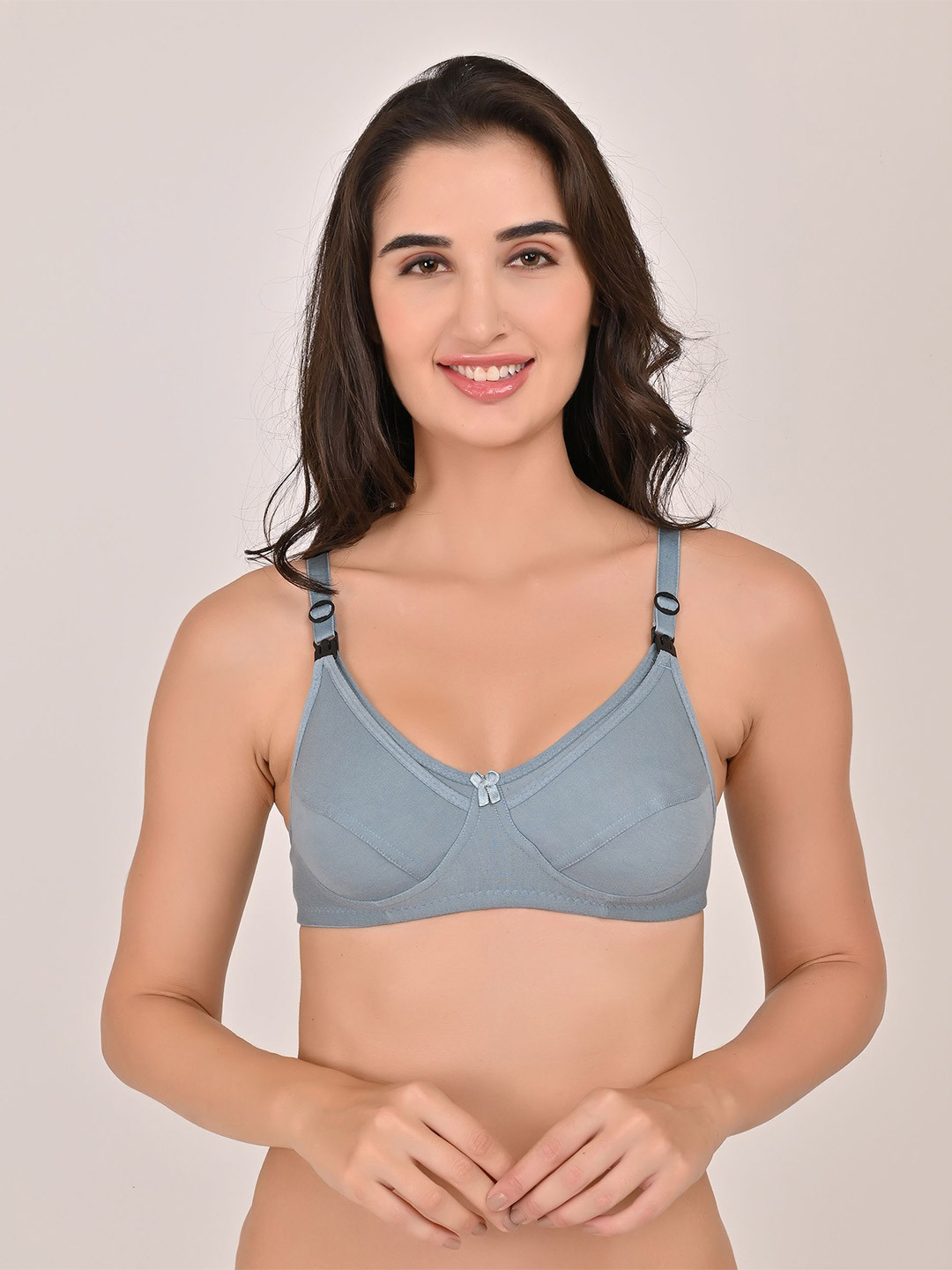 CRIBE English Mother Women Medium Coverage Non Padded Anti Odour Cotton Maternity Bra