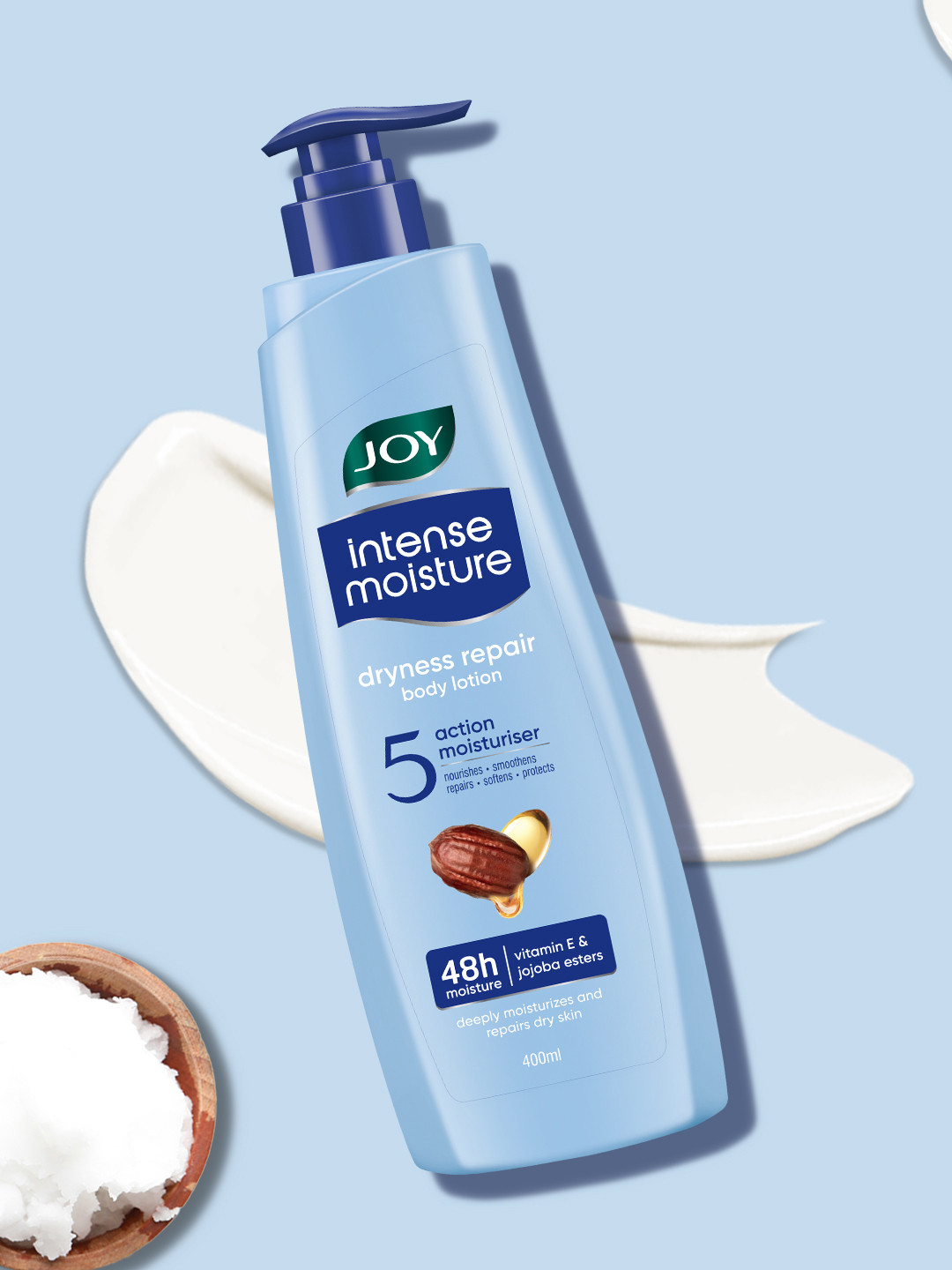 JOY Intense Moisture Winter Body Lotion For Dry Skin With Shea Butter - 400ml