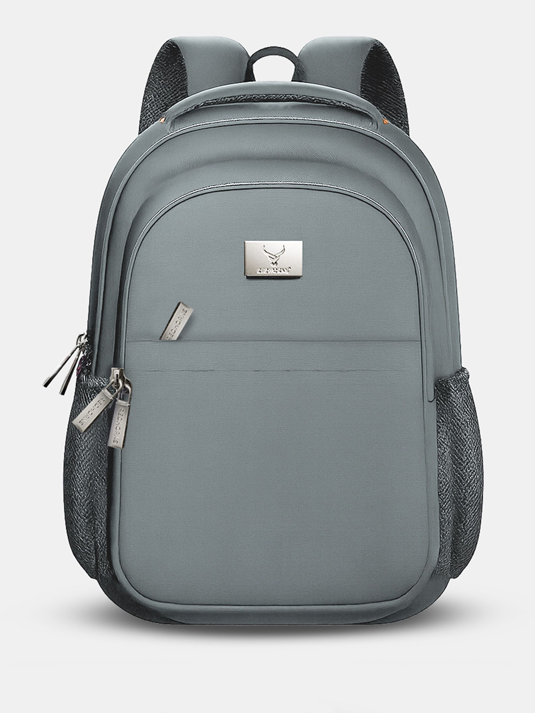 REDHORNS Unisex Contrast Detail Water Resistant Backpack with Anti-Theft