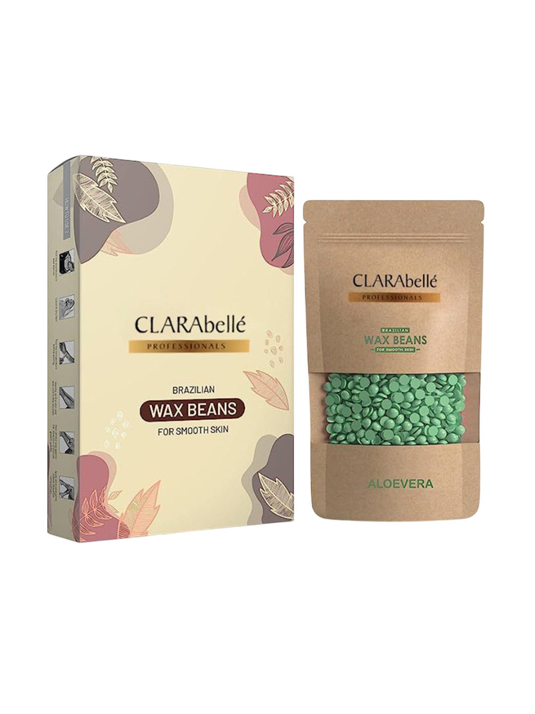 CLARABELLE PROFESSIONALS Brazilian Wax Beans- 200 g- Aloevera