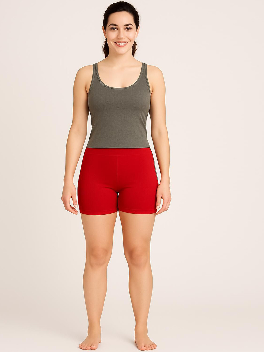 HIRRUX Women Combed High-Rise Boy Shorts Briefs HR SBT-33 Maroon XS-1