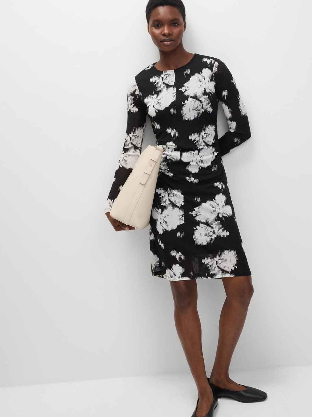 Mesh Jersey Mini Column Dress 4