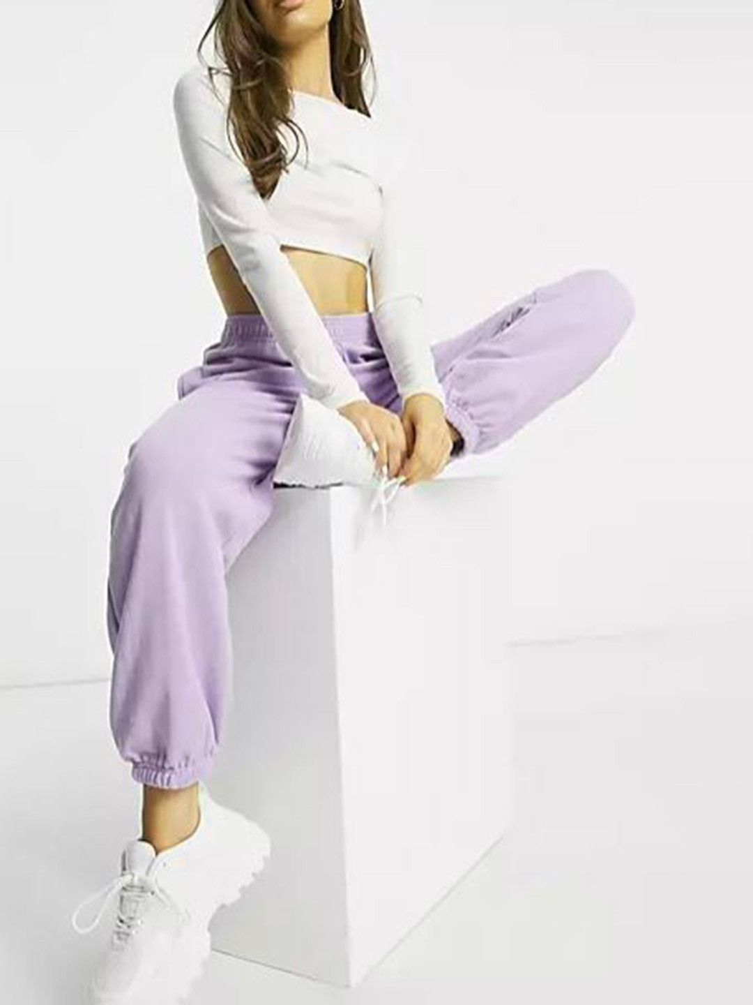 Fragancia Women High-Rise Relaxed-Fit Anti-Odour Joggers