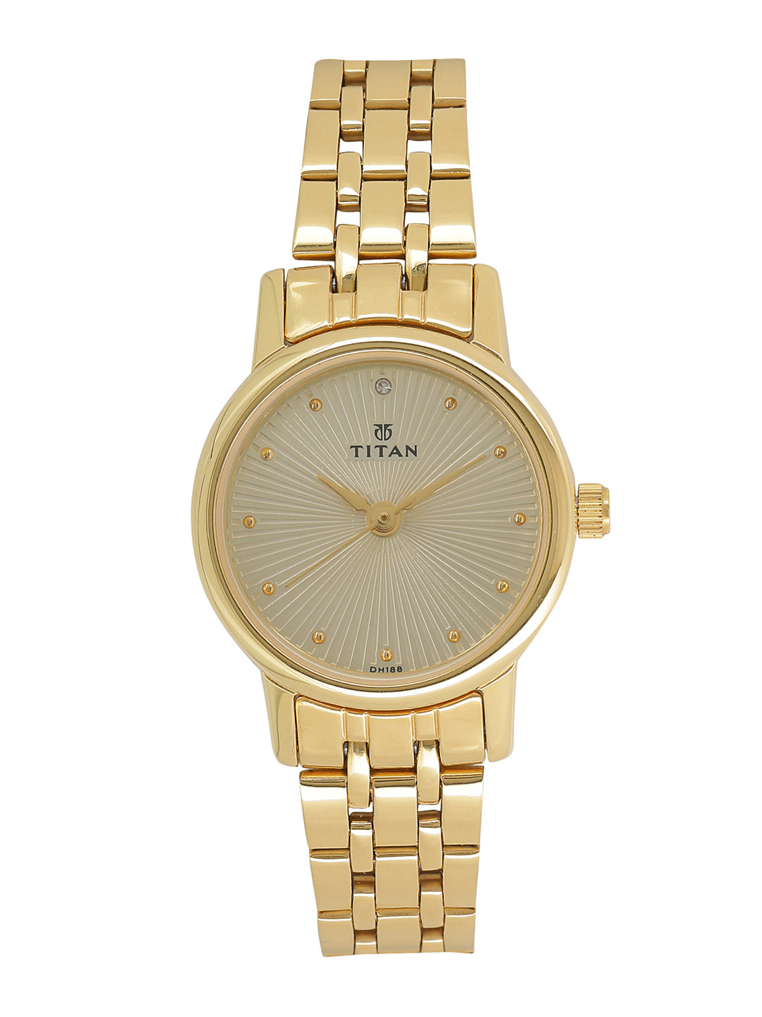 Titan Karishma Quartz Analog With Champagne Dial Watch For Women - Nt2593ym01 - Photo 2