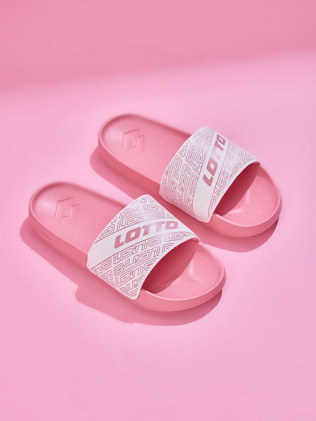 Lotto Women Midway GFX Pink Slides