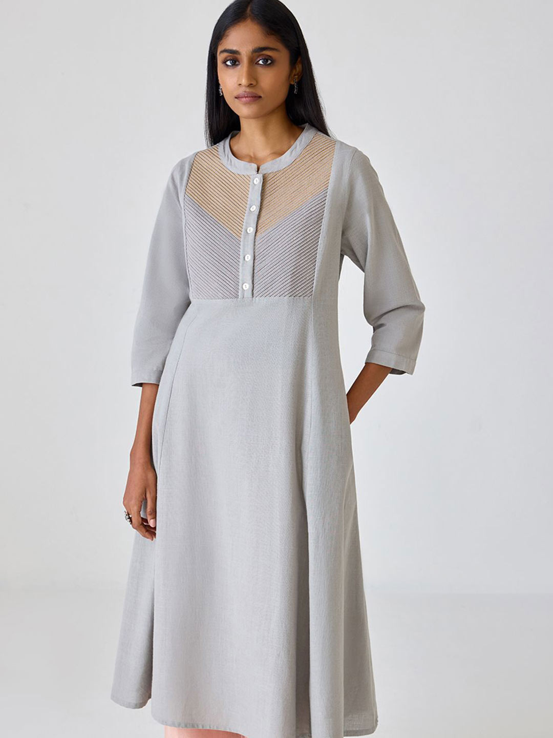 Ancestry Women Round Neck Anarkali Kurta