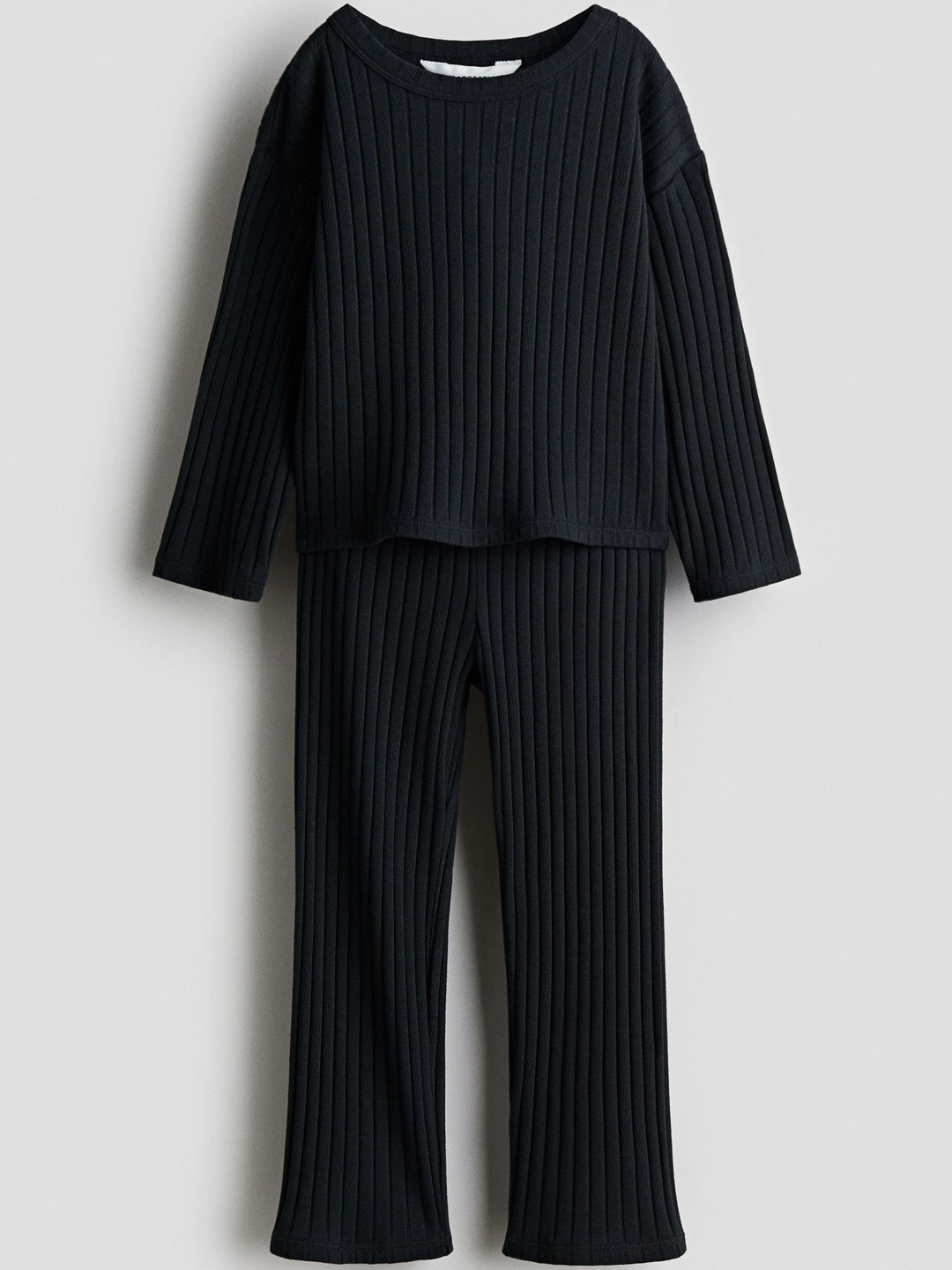 H&M Girls 2-Piece Ribbed Cotton Set