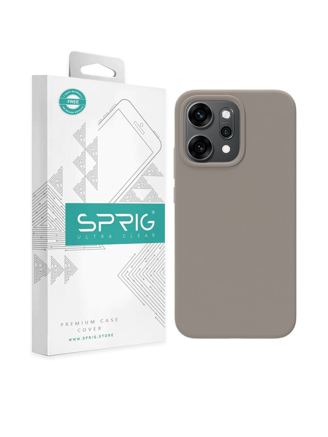 SPRIG Impact Resistant Oppo Reno 14 Pro Liquid Silicone Back Cover Mobile Accessories