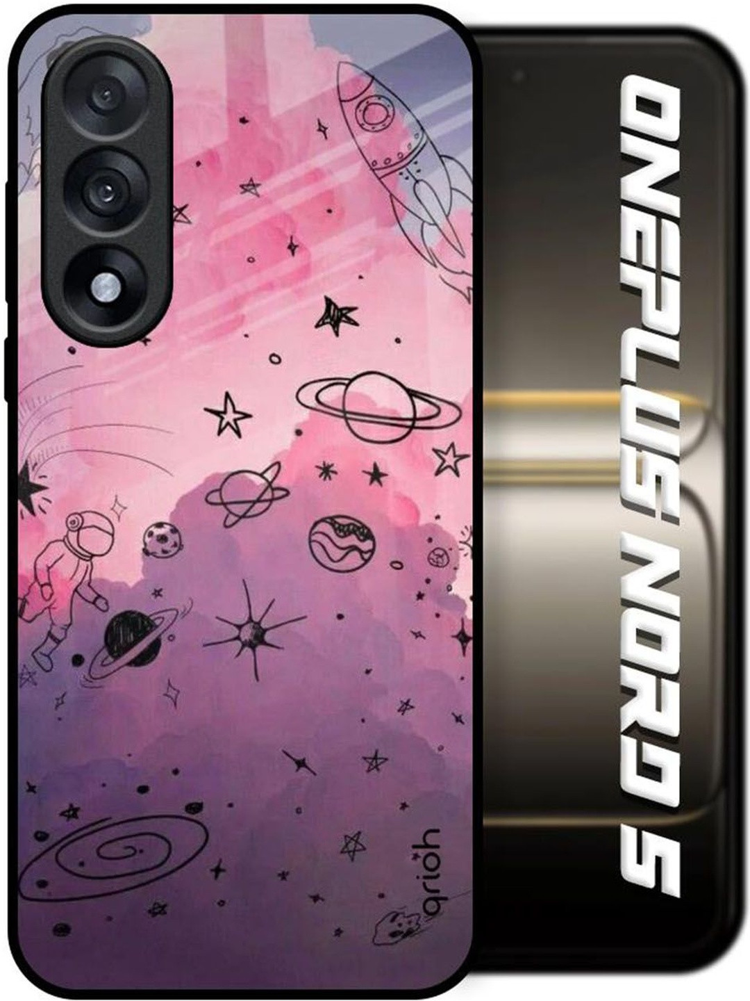 QRIOH OnePlus Nord 5 5G Back Case Mobile Accessories