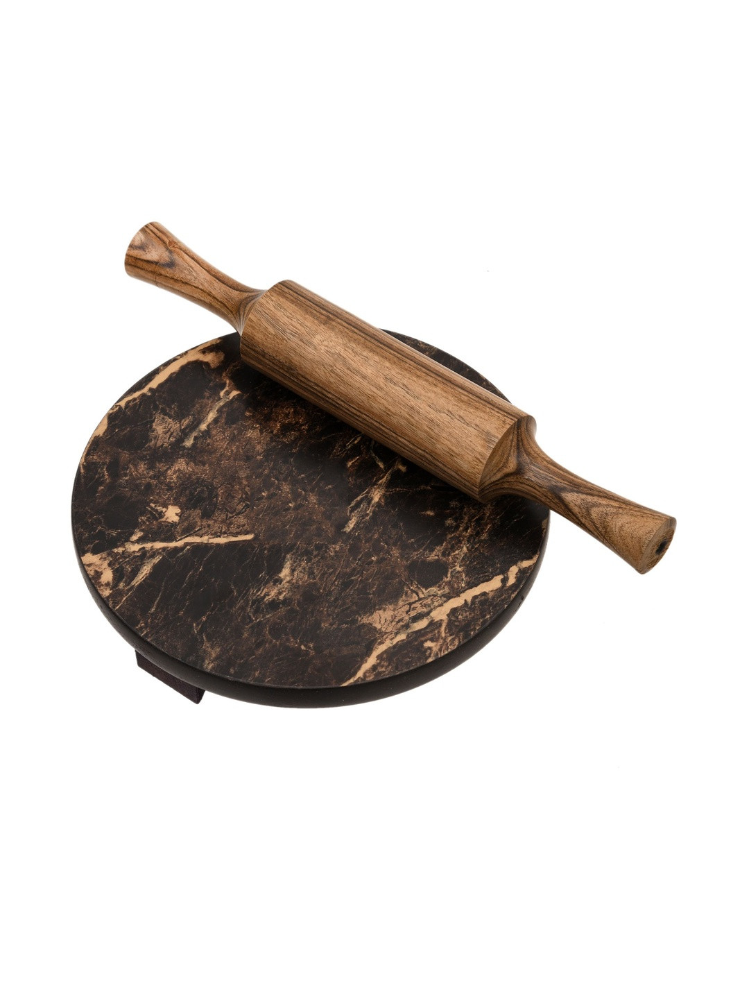 PTR Brown Wooden Rolling Pin With Board