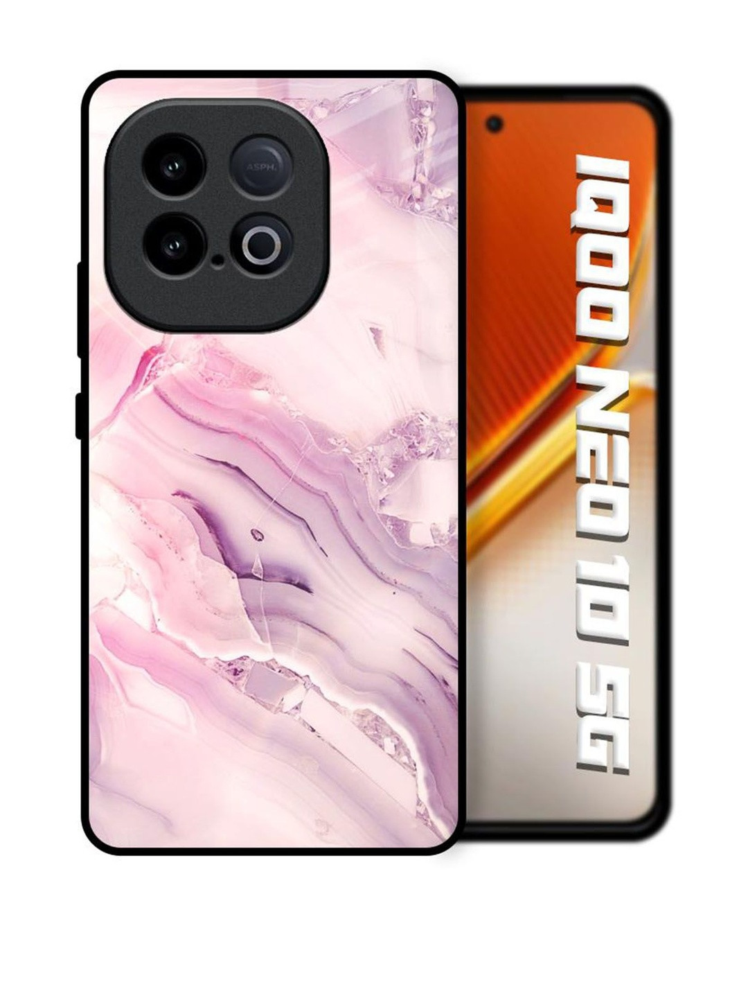 QRIOH Diamond Pink Gradient iQOO Neo 10 5G Back Case Mobile Accessories