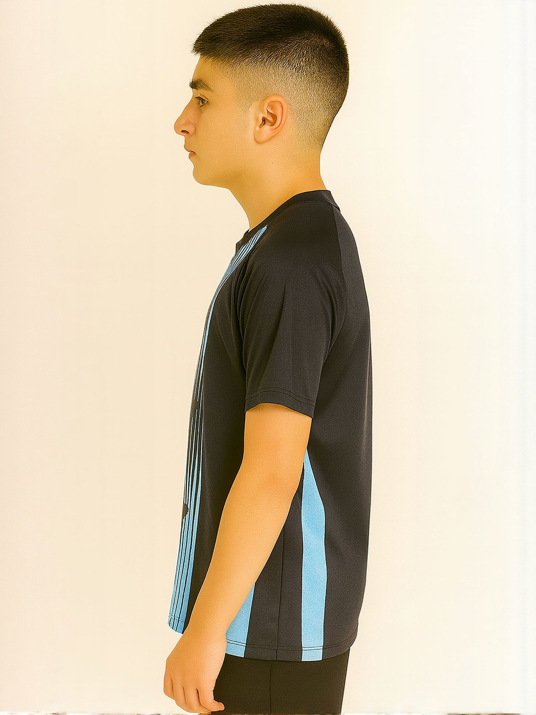 dostitch Boys Argentina Prematch Football Jersey With Messi 10 Print