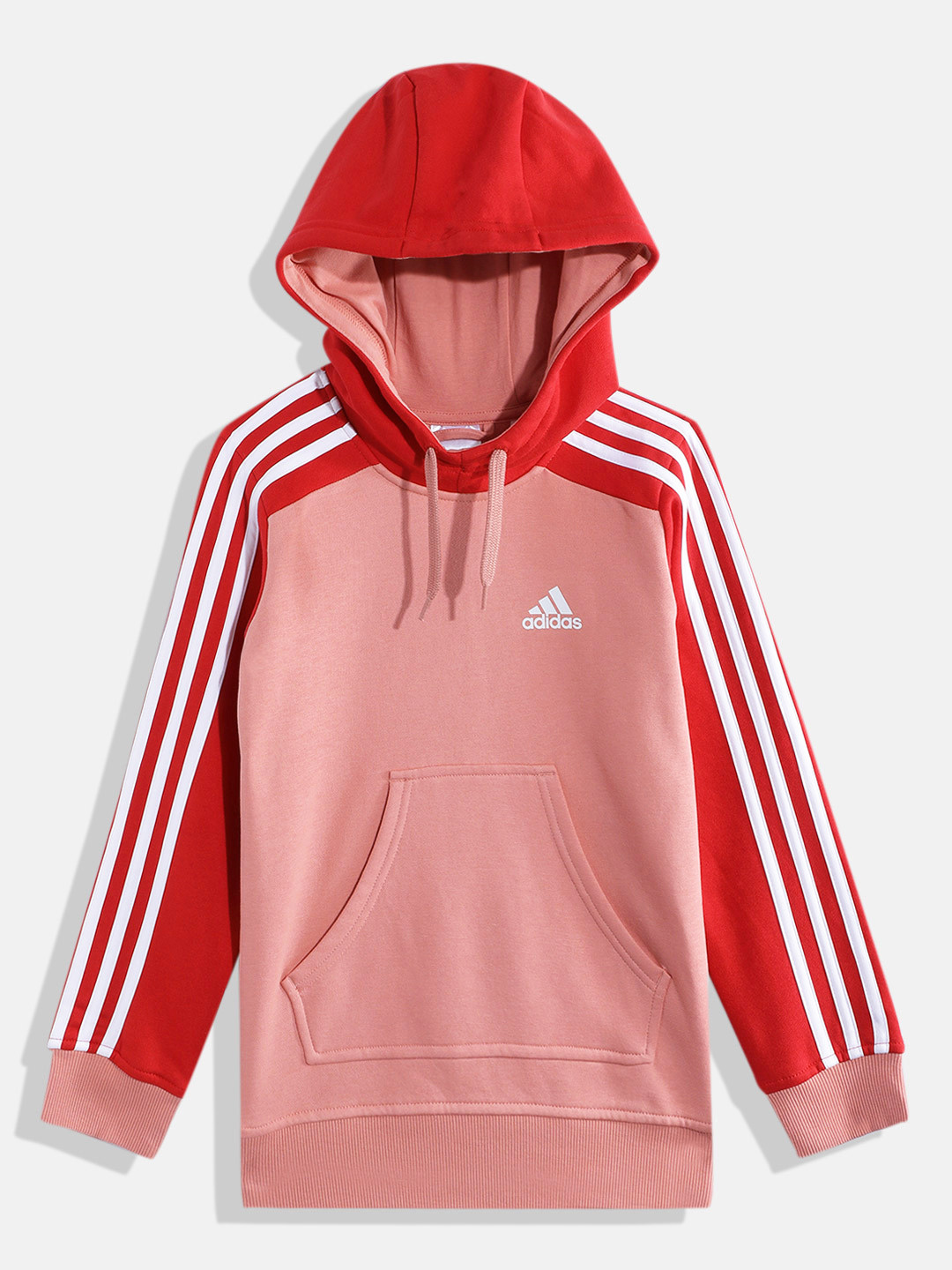 ADIDAS Boys 3S FL Hooded Sweatshirt