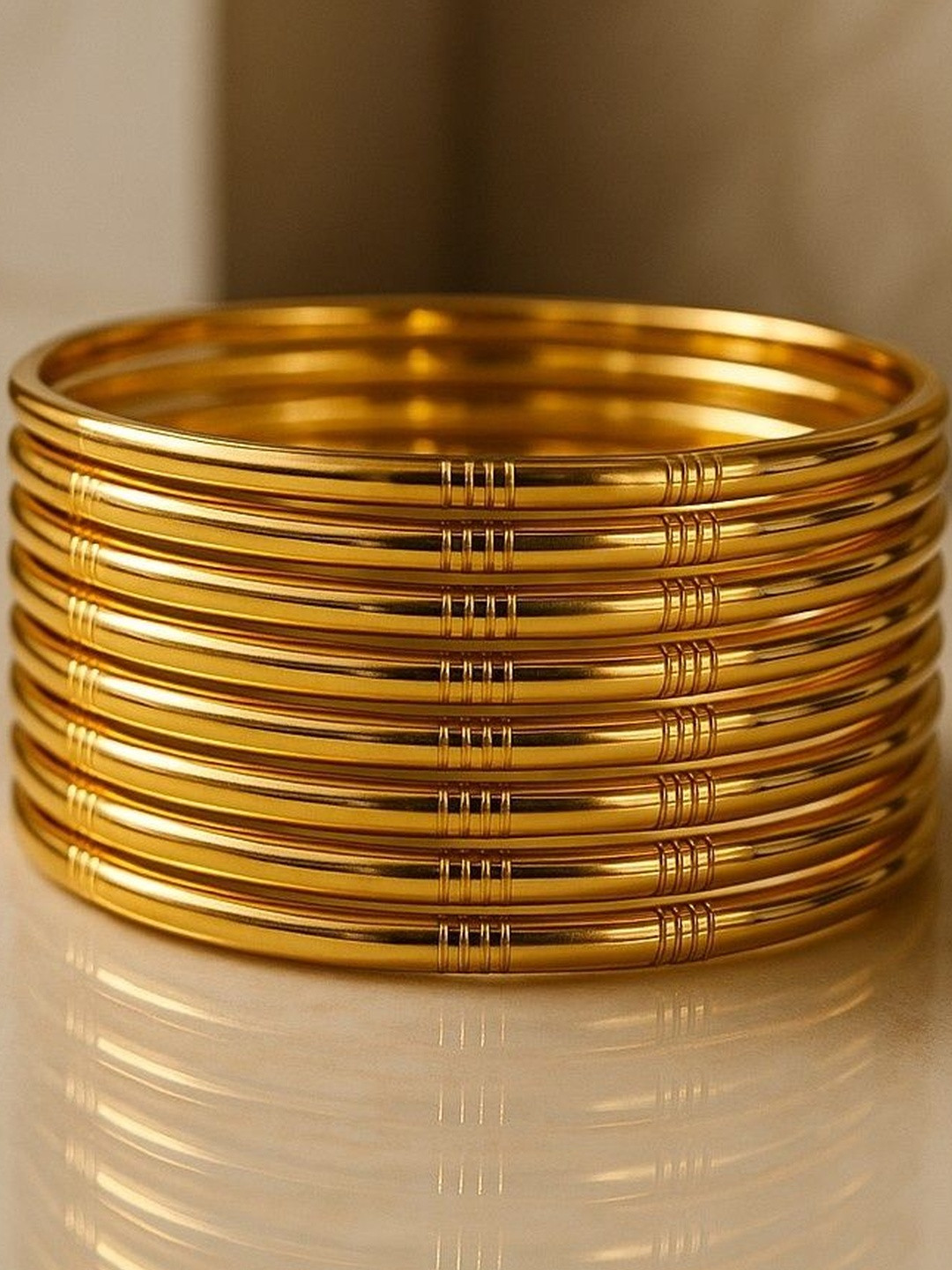Anouk Set Of 8 Plastic Bangles