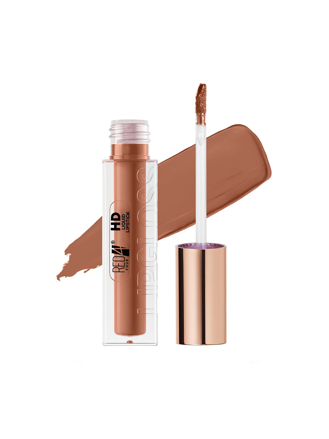 RED 4 Non-Transfer Water-Proof HD Liquid Lipstick - 5.2 ml - Shade 120