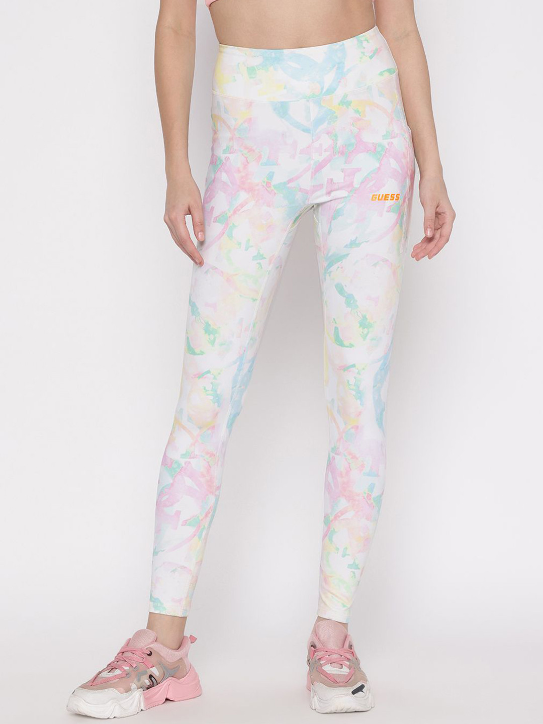 GUESS Women Printed Ankle Length Legging