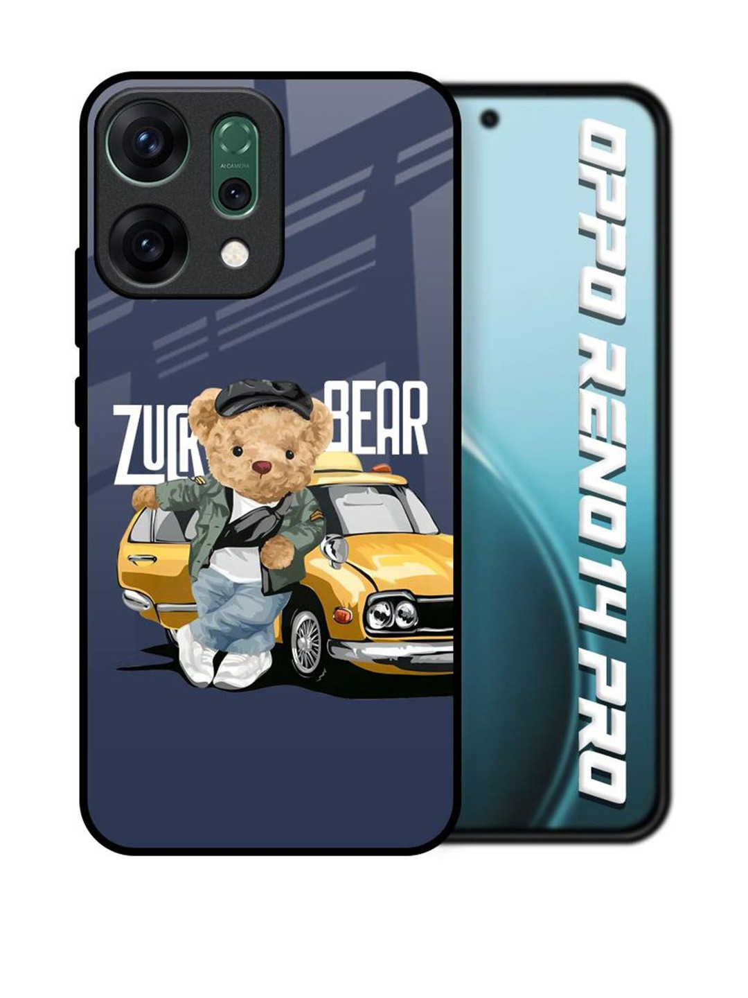 QRIOH Typography Printed Oppo Reno14 Pro 5G Silicone Back Case